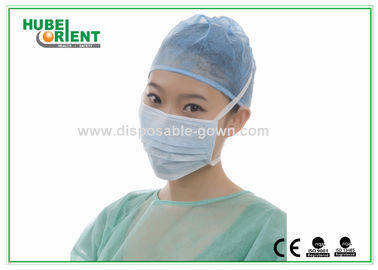 Colored Disposable Use Medical Face Mask With Tie-on By Non-woven For Dental/Clinic