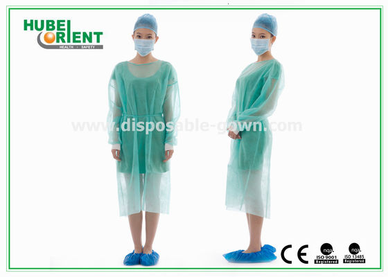 Disposable Protective Sterilized Surgical Gown / Disposable Isolation Gown With Knitted Wrist