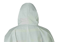 Breathable Type5/6 Disposable Microporous Chemical Protective Coverall For Paint Spary