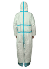CAT.III Type 4/5/6 Disposable Coverall With Blue Tape Anti Static MP Chemical Clothing