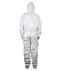 Hospital Medical Microporous Film Coverall Waterproof Disposable With Elastic Wrist And Elasticated Facial Opening