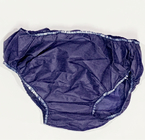 28gsm Dark Blue Disposable Triangle Shape PP Nonwoven Underwear With Elastic