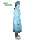 White/Yellow/Blue/Green Anti Dust PP Nonwoven Disposable Isolation Gown With Knitted Cuffs