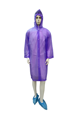 Adult/Children Use Disposable EVA Waterproof Raincoat With Multiple Colors