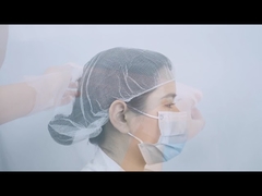 أسود / أبيض غطاء الرأس الطبي القابل للتصرف / شبكات الشعر القابل للتصرف / غطاء مادة النايلون