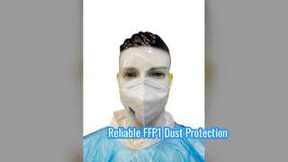 قناع التنفس القابل للطي FFP1 حماية موثوقة من الغبار