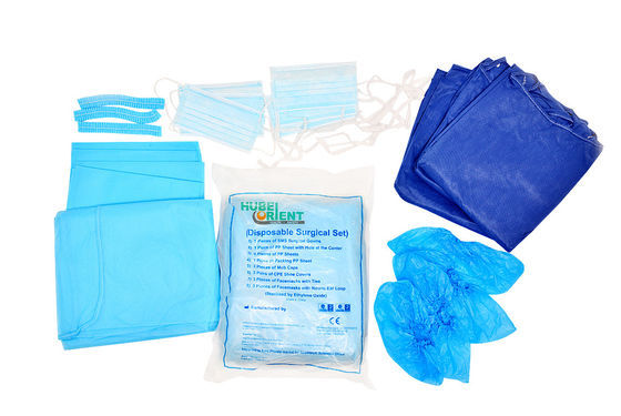 Disposable Surgical Kits With  Surgical Gown/Gloves/Surgical Mask/Surgical Cap