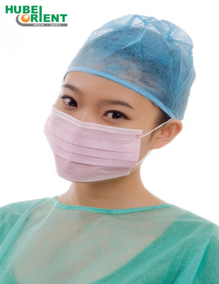 Single Use Breathable Nonwoven Face Mask With Elastic Earloop